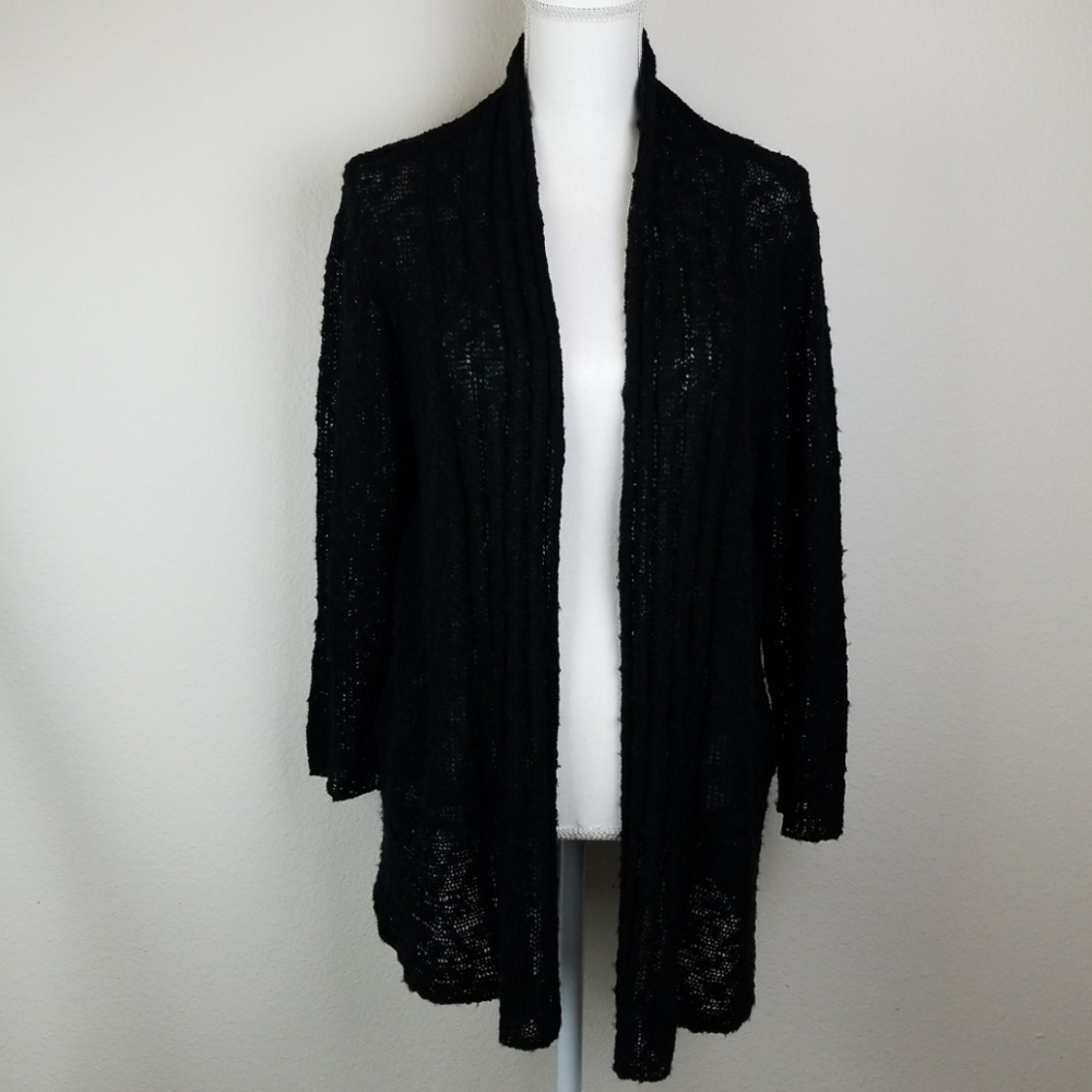 Black Knit Cardigan